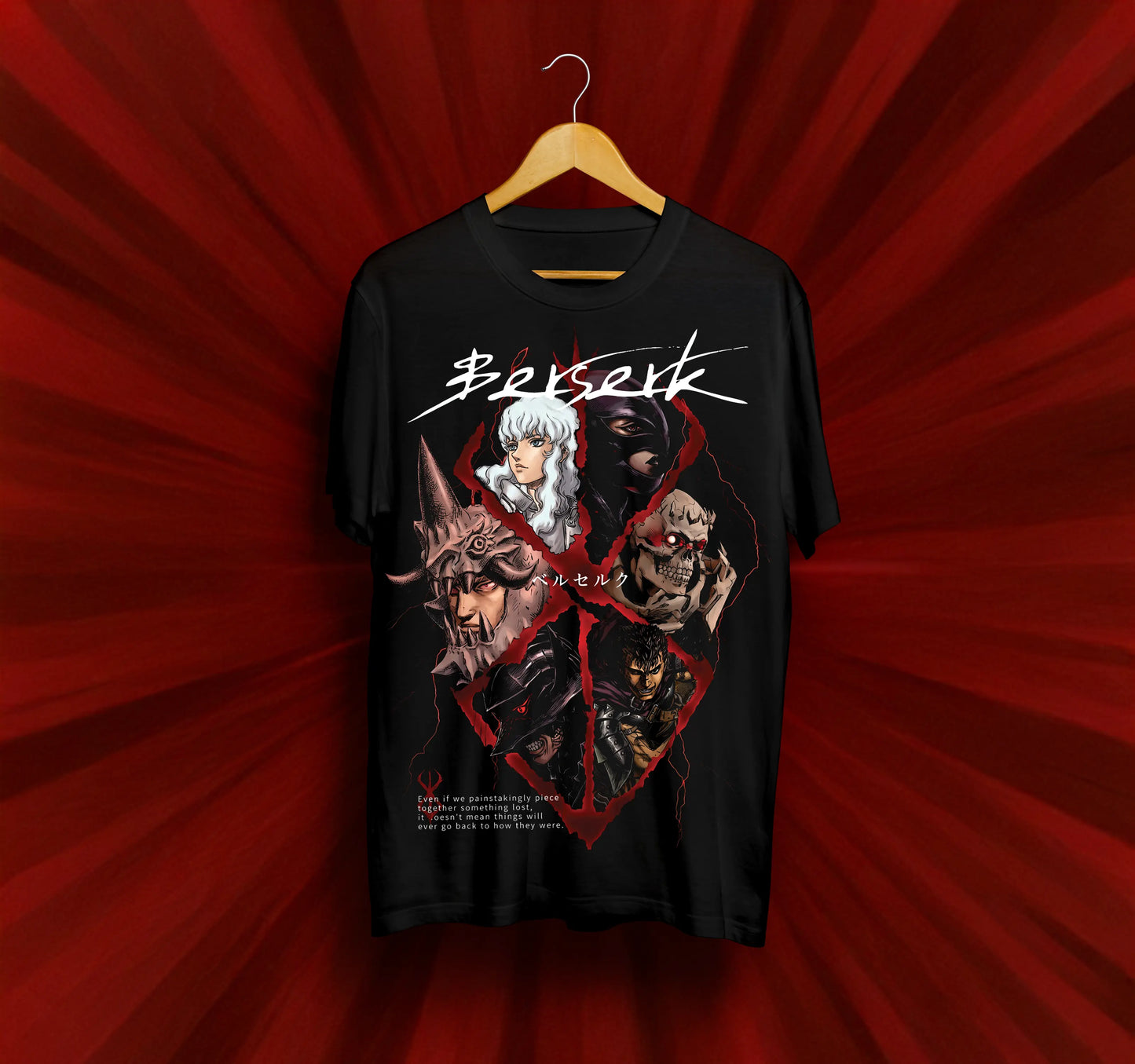 Унисекс тениска Berserk – Cursed Mark