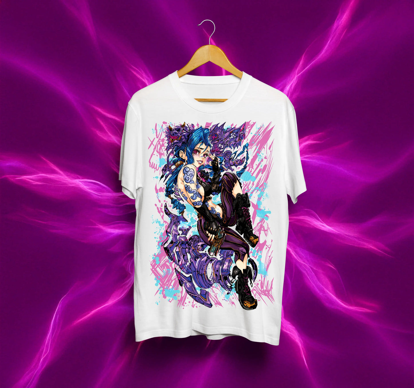 Унисекс Тениска - Arcane (Jinx)