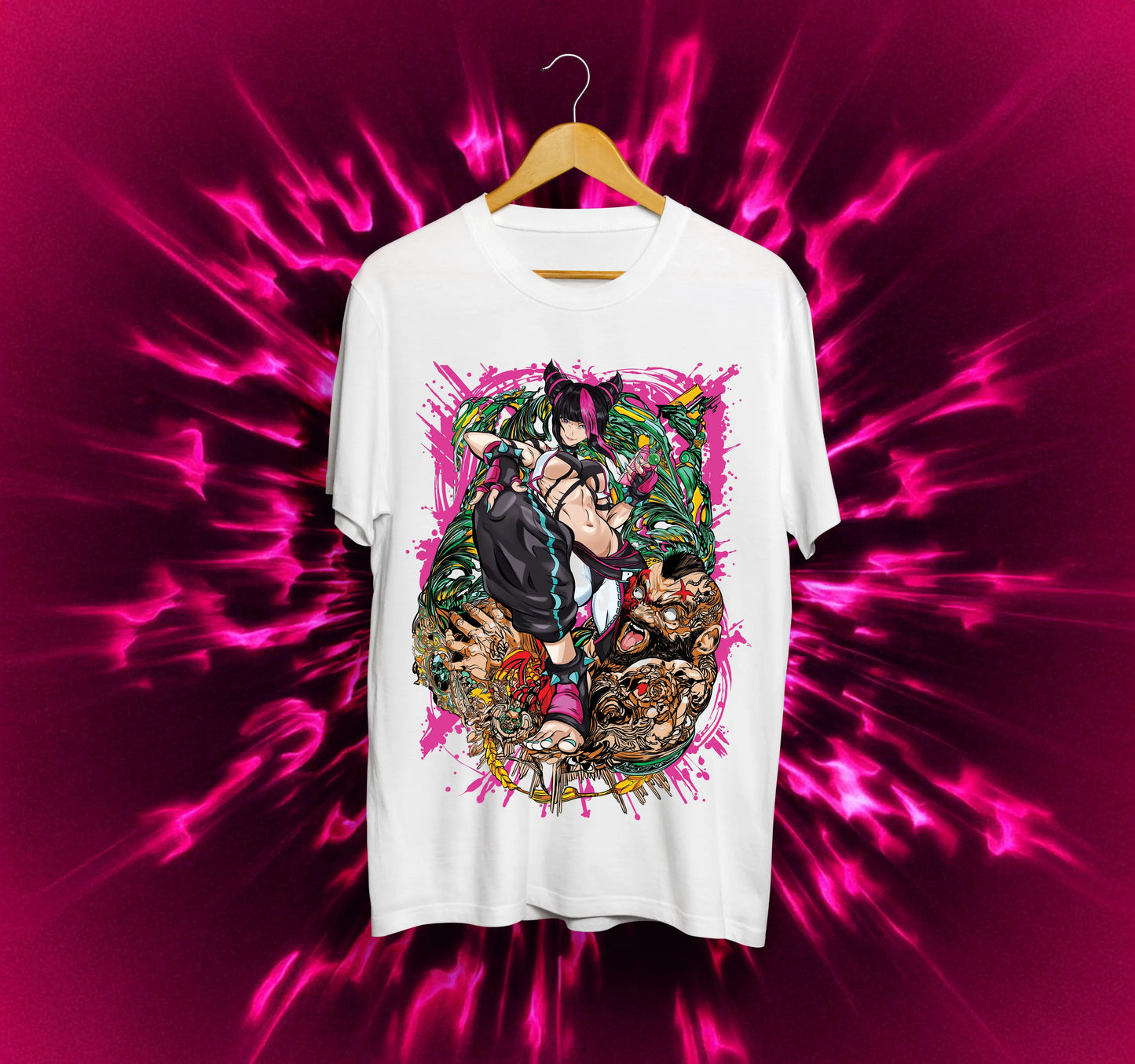 Унисекс Тениска - Street Fighter (Juri)