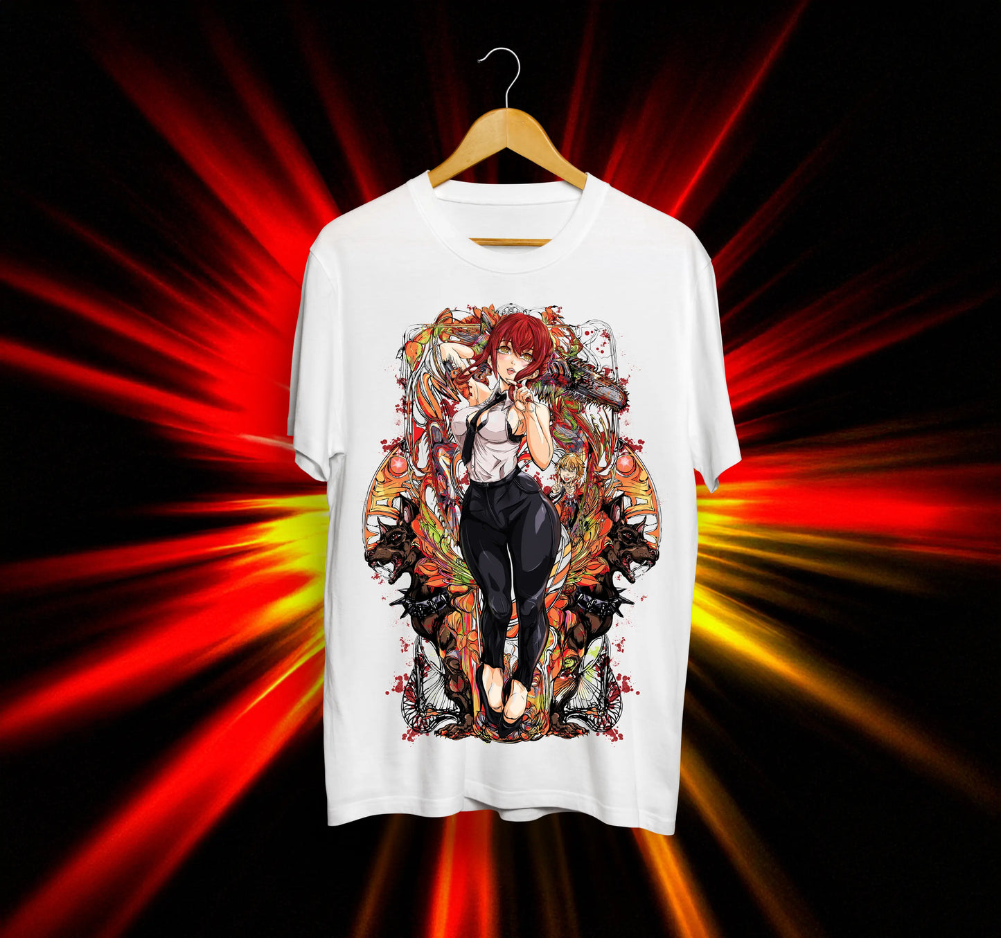 Унисекс Тениска - Chainsaw Man (Makima)