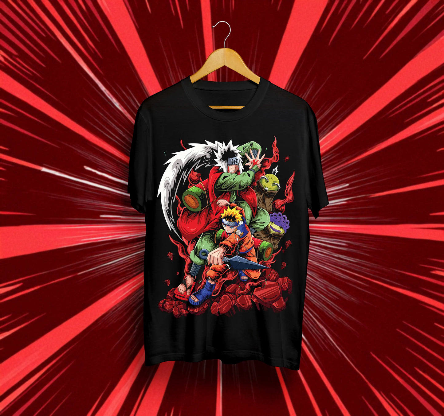 Унисекс тениска – Naruto (Naruto & Jiraiya)