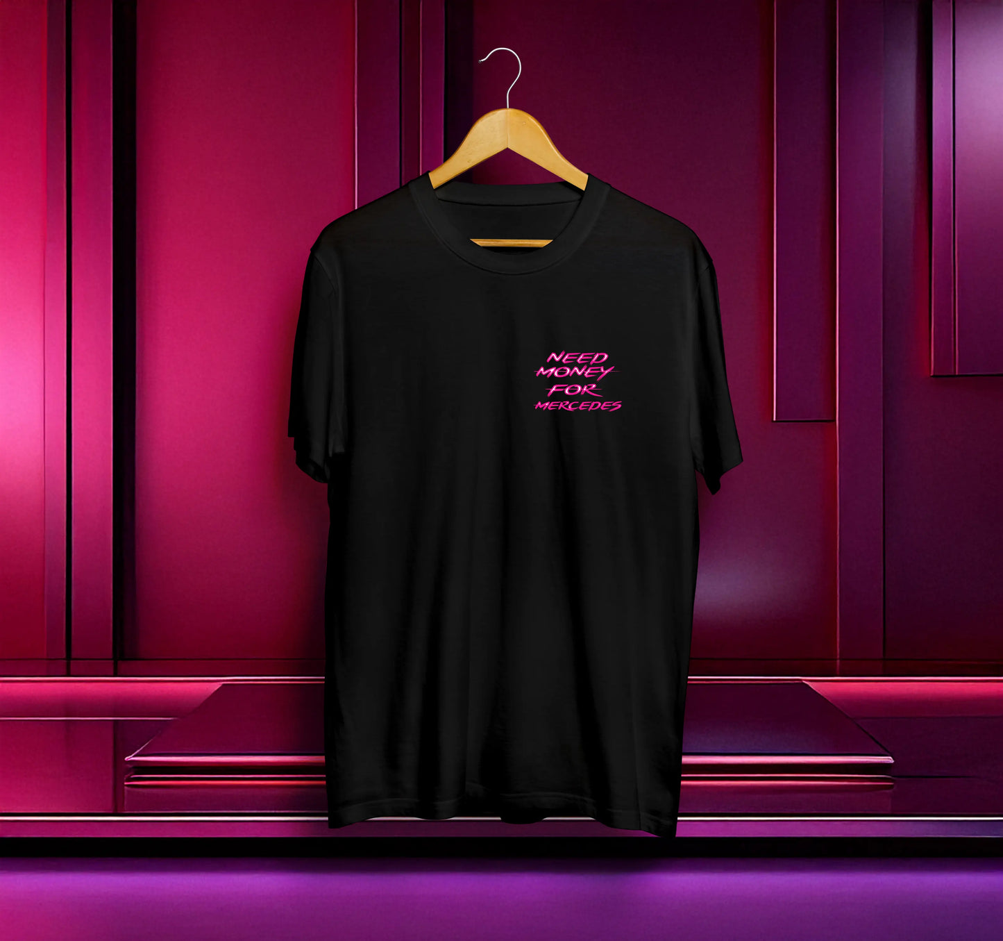 Унисекс Тениска - Need Money For Mercedes