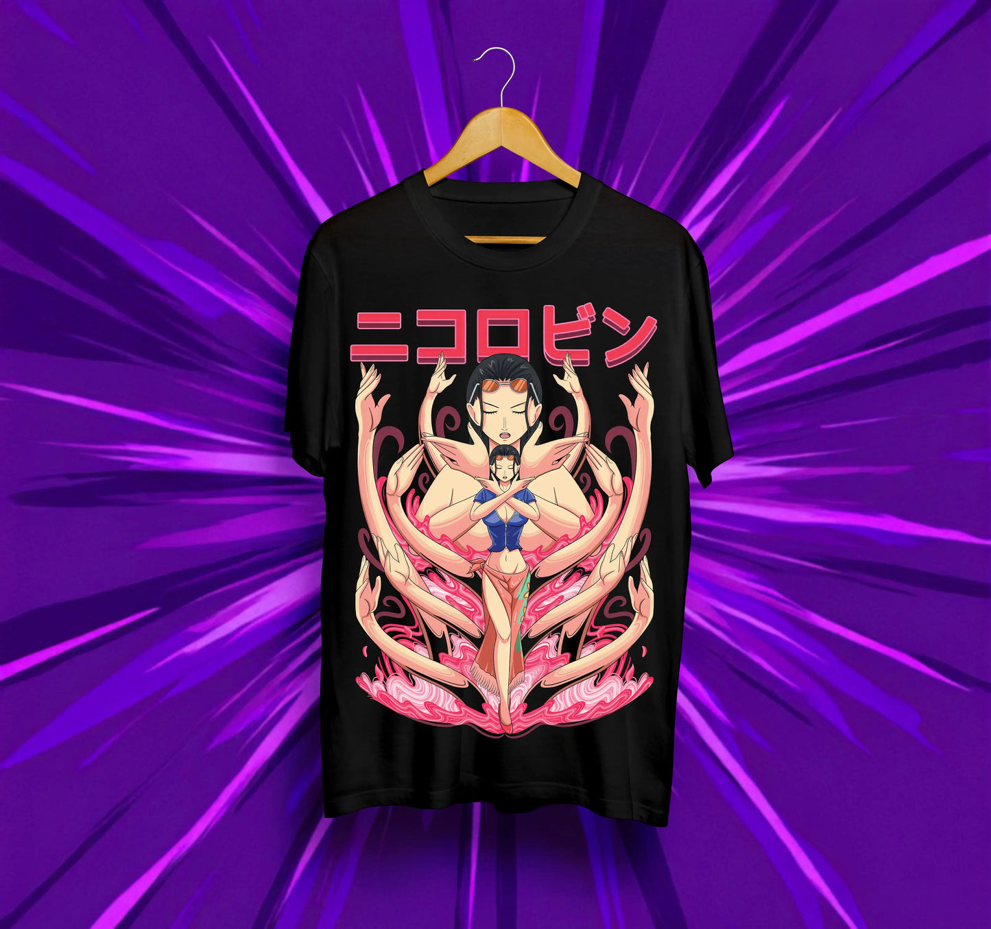 Унисекс тениска – One Piece (Nico Robin)