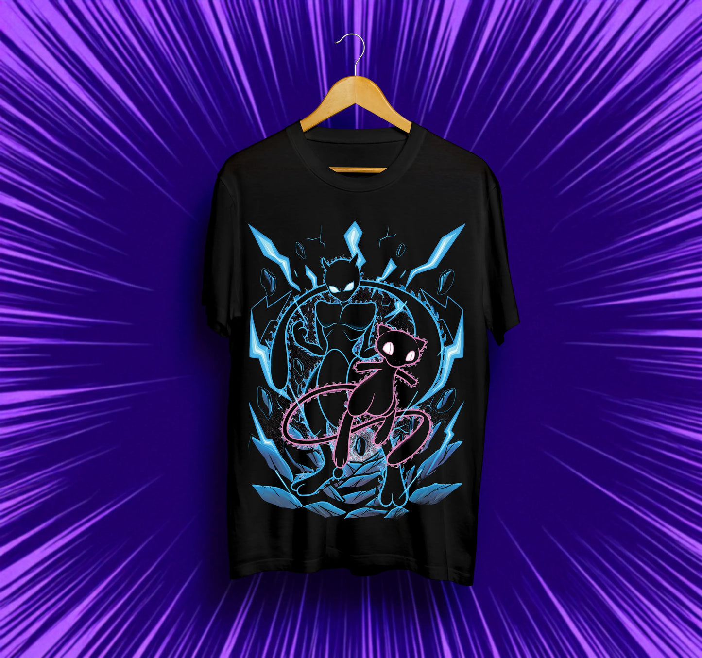 Унисекс тениска – Pokémon (Mewtwo)