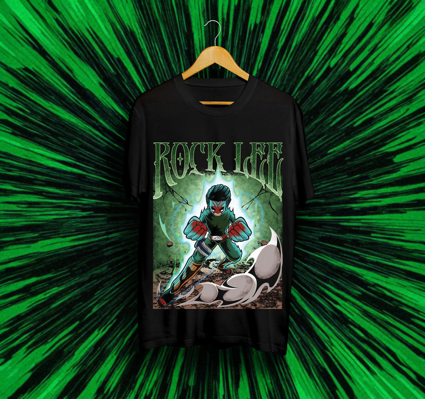 Унисекс тениска – Naruto (Rock Lee)