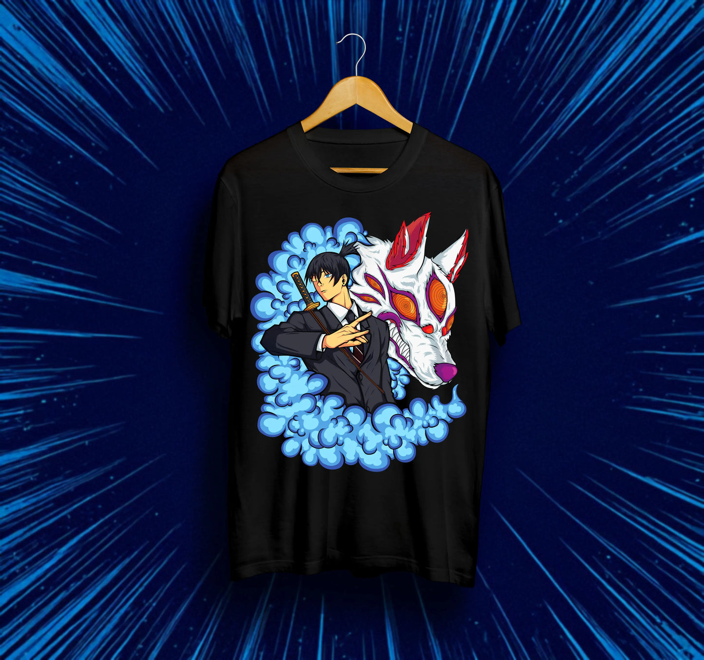 Унисекс тениска – Chainsaw Man (Aki Hayakawa)