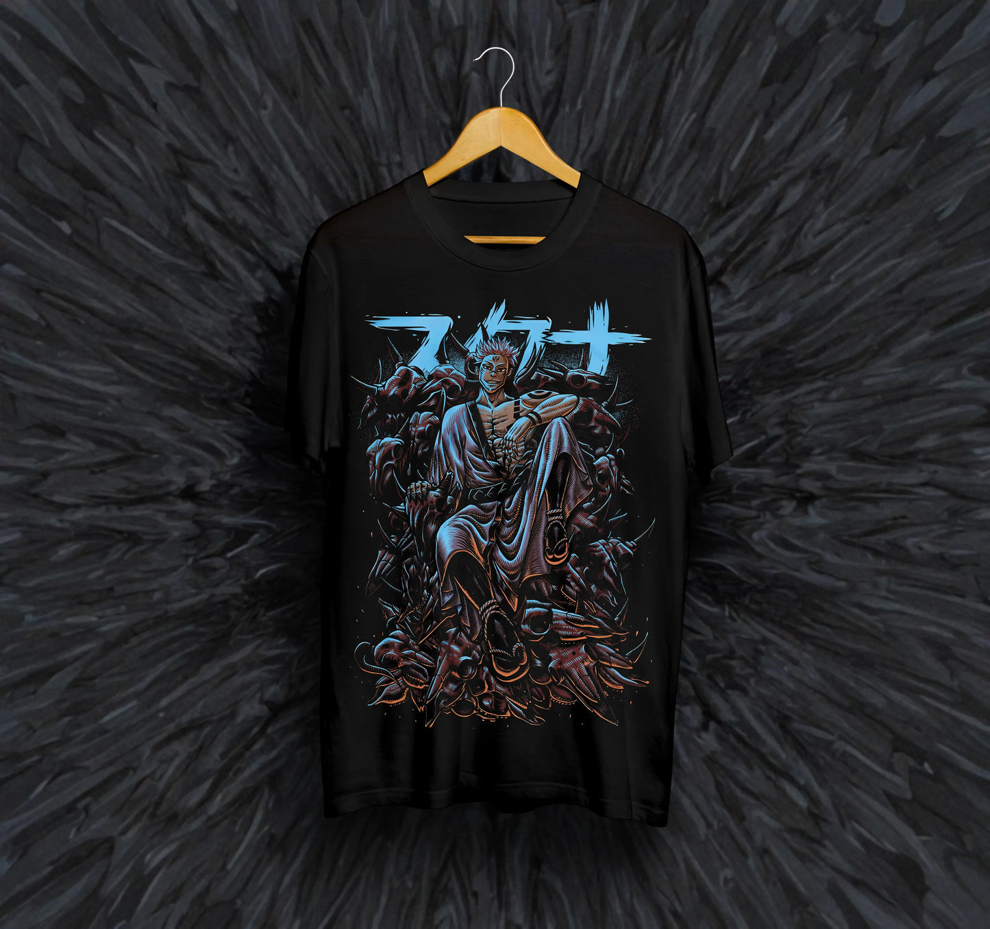 Унисекс тениска – Jujutsu Kaisen (Sukuna)