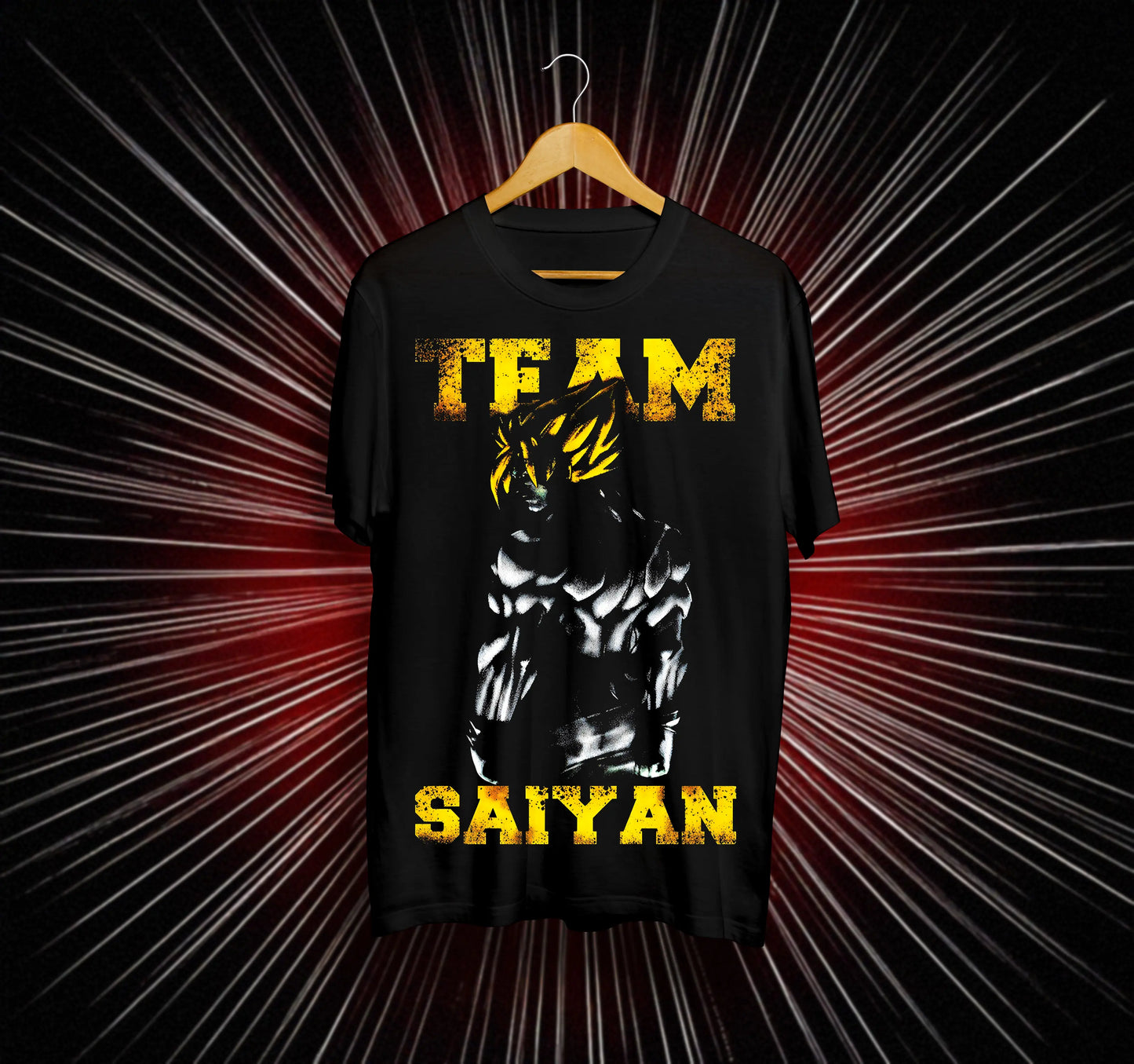 Унисекс тениска – Dragon Ball "Team Saiyan"