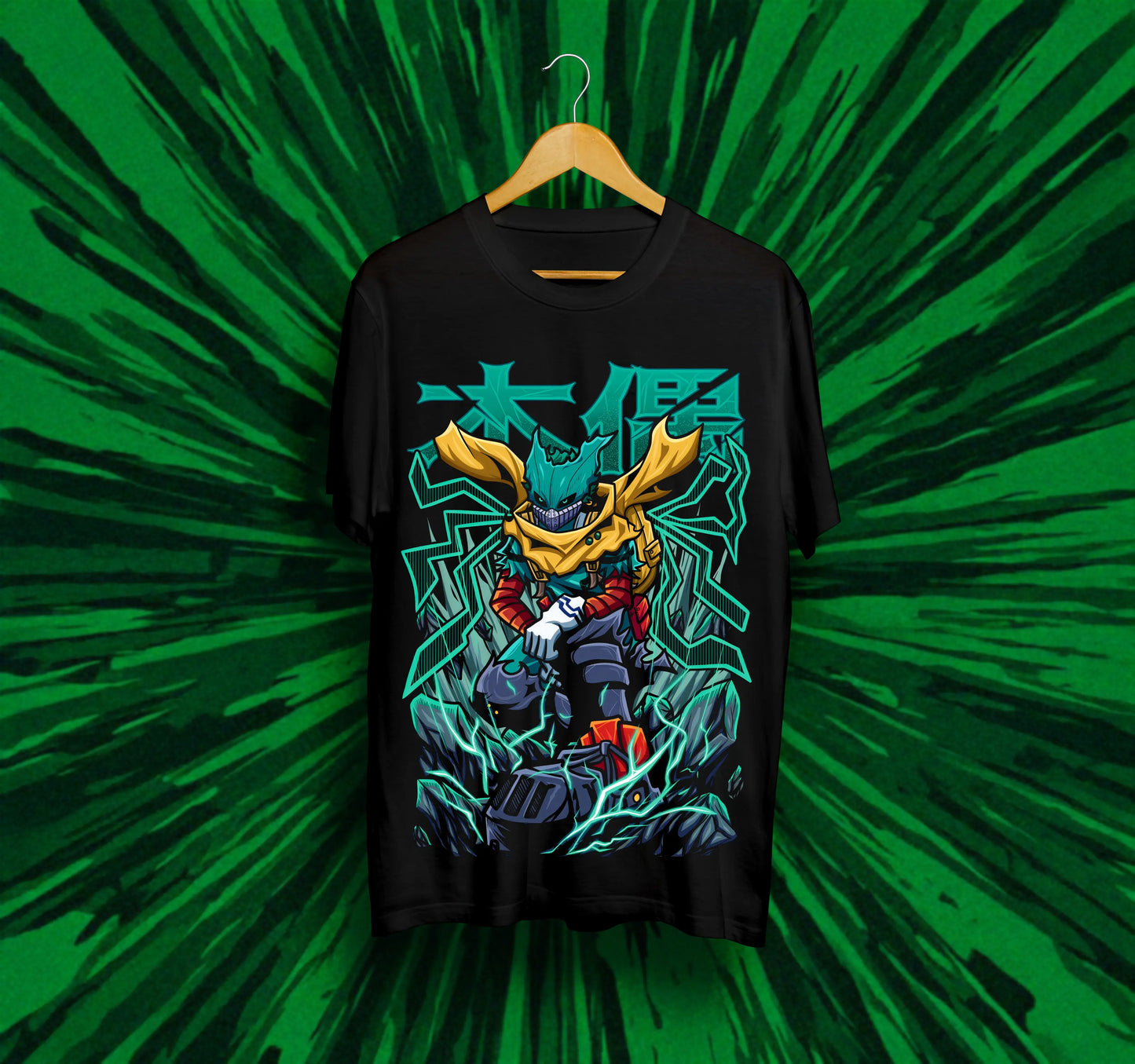 Унисекс тениска – My Hero Academia (Vigilante Deku)