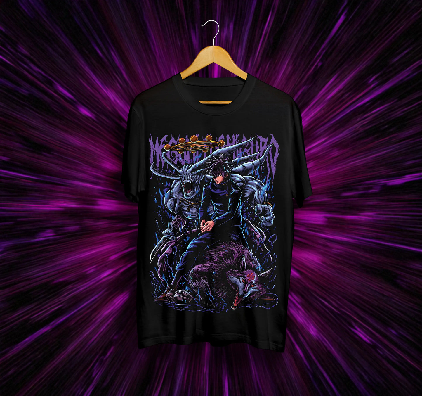 Унисекс тениска – Jujutsu Kaisen (Fushiguro)