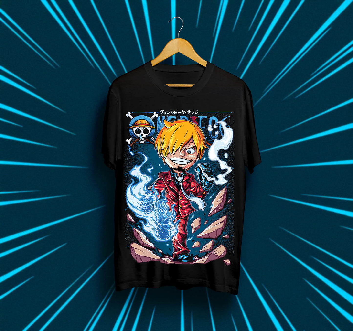 Унисекс тениска – One Piece (Portgas D. Ace)