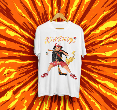 Унисекс тениска – Pokémon (Ash Ketchum)