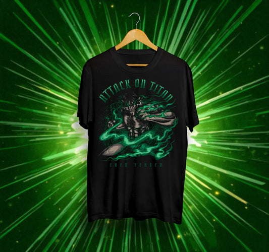 Унисекс тениска – Attack on Titan (Eren Yeager)