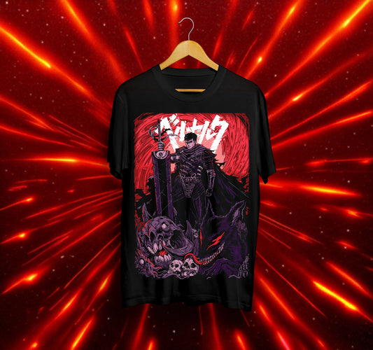 Унисекс тениска Berserk – „Безмълвен сред чудовищата“