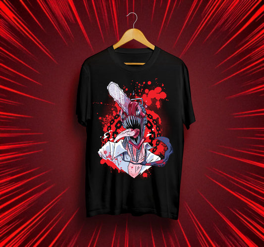 Унисекс тениска – Chainsaw Man (Denji)