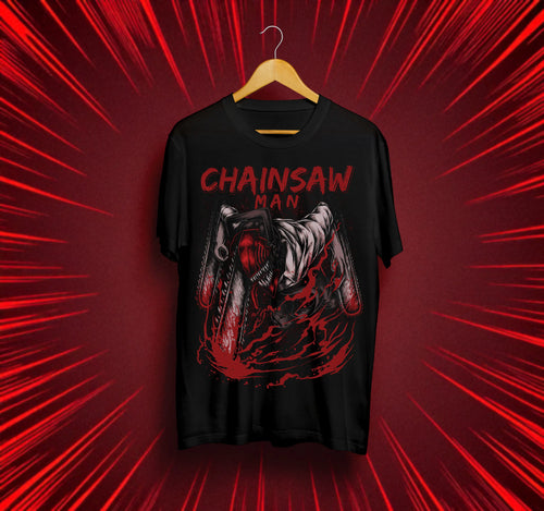 Унисекс тениска – Chainsaw Man (Denji)