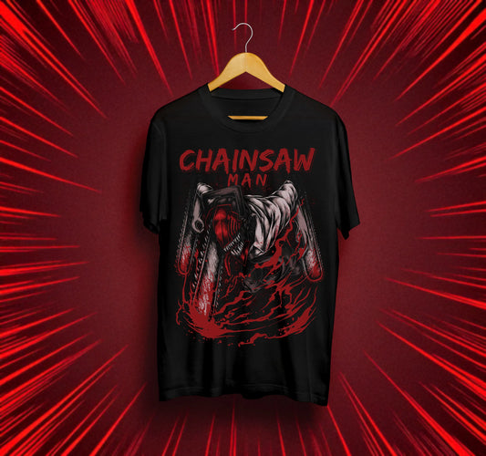 Унисекс тениска – Chainsaw Man (Denji)