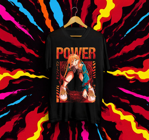 Унисекс тениска – Chainsaw Man (Power)