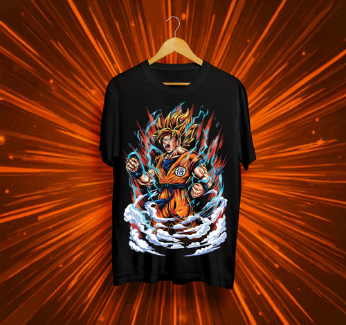 Унисекс тениска – Dragon Ball (Goku – Вечният воин)