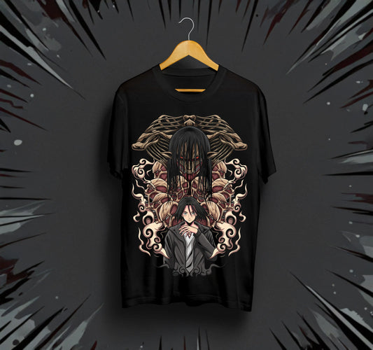 Унисекс тениска – Attack on Titan (Eren)