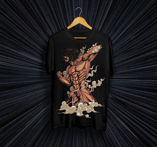 Унисекс тениска – Attack on Titan (Ерен Йегер – Титанът на свободата)