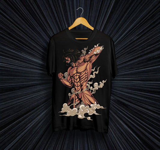 Унисекс тениска – Attack on Titan (Ерен Йегер – Титанът на свободата)