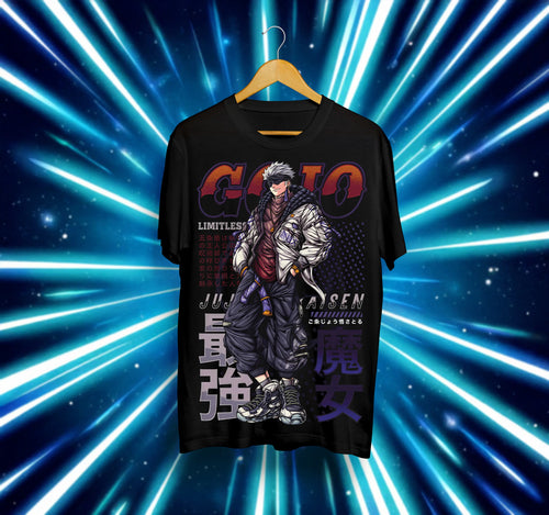 Унисекс тениска – Jujutsu Kaisen (Gojo Streetstyle)