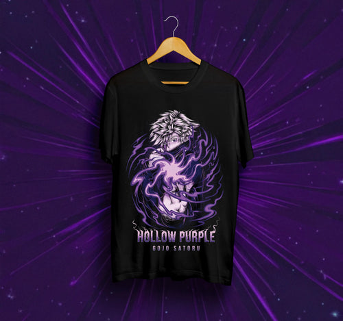 Унисекс тениска – Jujutsu Kaisen (Gojo Hollow Purple)