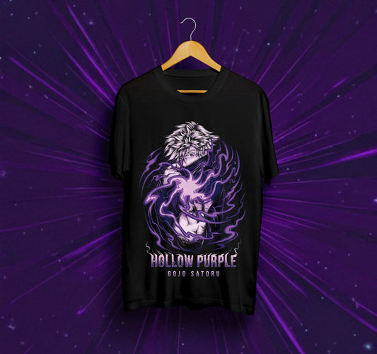 Унисекс тениска – Jujutsu Kaisen (Gojo Hollow Purple)