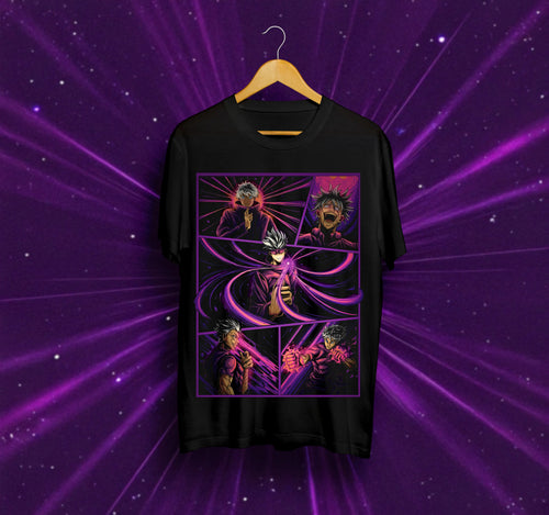 Унисекс тениска – Jujutsu Kaisen (Gojo Satoru – Легендата с безкрайна сила)