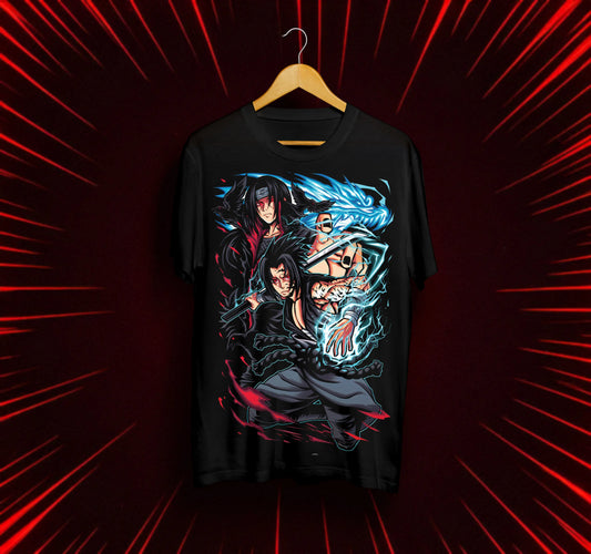 Унисекс тениска – Naruto (Itachi & Sasuke)