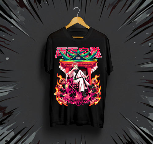 Унисекс тениска – Jujutsu Kaisen (Sukuna & Ryokutenkai)