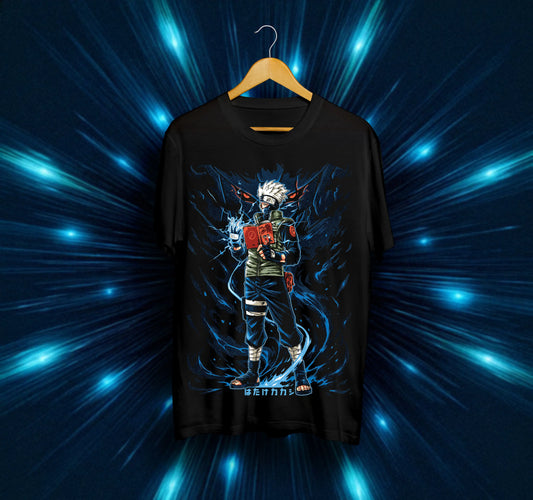 Унисекс тениска – Naruto (Какаши Хатаке – Копиращият нинджа)