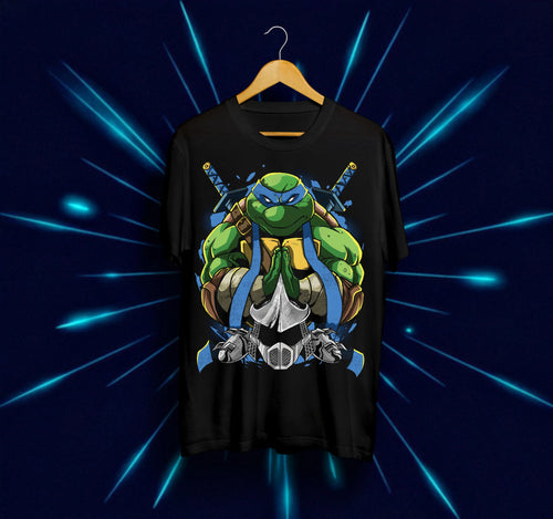 Унисекс тениска – Костенурките Нинджа (Леонардо – Почетният водач)