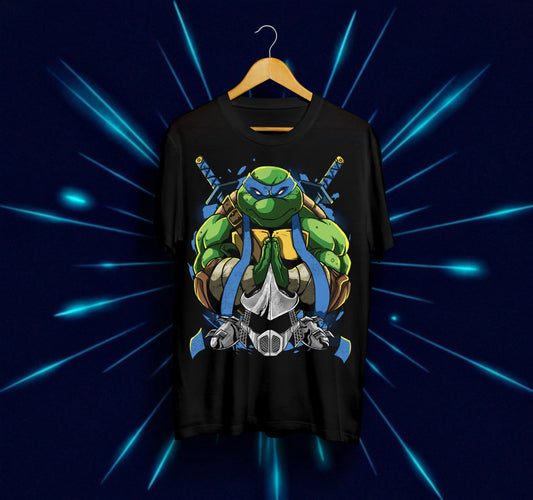 Унисекс тениска – Костенурките Нинджа (Леонардо – Почетният водач)