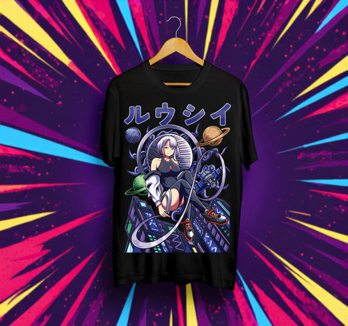 Унисекс тениска – Cyberpunk: Edgerunners (Lucy)