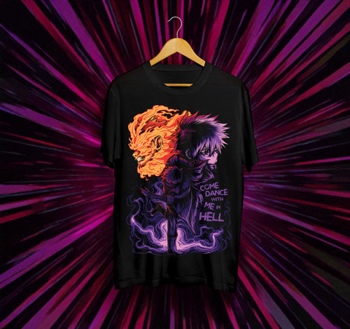 Унисекс тениска – My Hero Academia (Endeavor & Dabi)