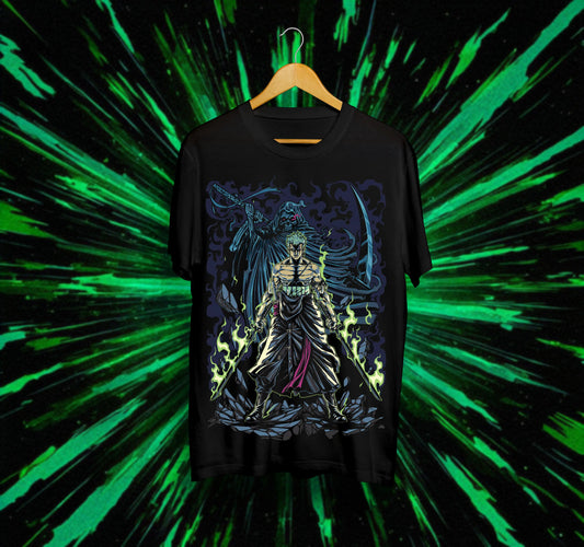 Унисекс тениска – One Piece (Ророноа Зоро – Легендата с трите меча)