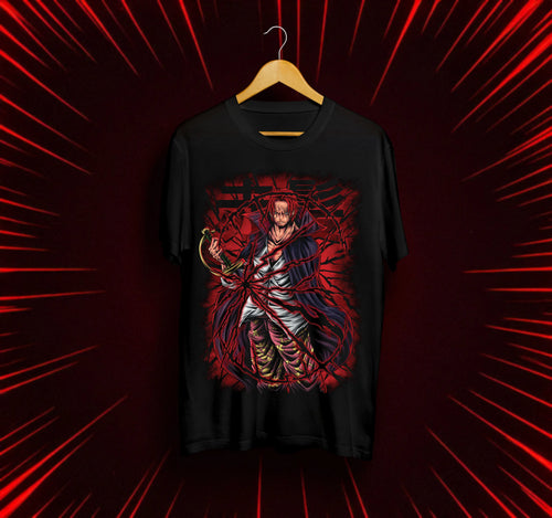 Унисекс тениска – One Piece (Shanks – Red-Haired Pirate)