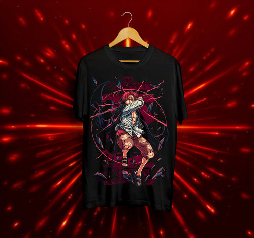 Унисекс тениска – One Piece (Шанкс – Легендата на Червената коса)