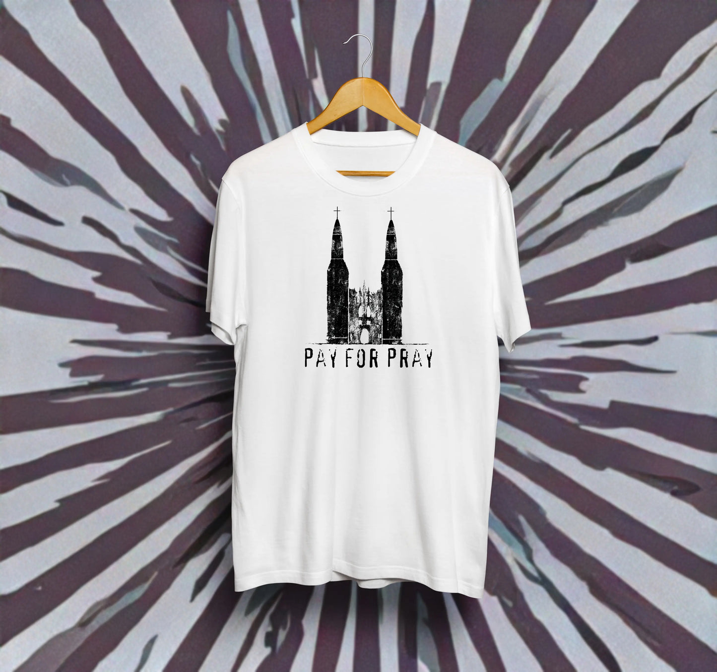 Унисекс тениска - Pay for pray