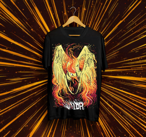 Унисекс тениска – Pokémon GO (Team Valor – Пламъкът на страстта)