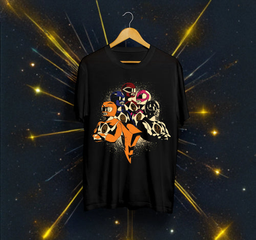 Унисекс тениска – Power Rangers (Защитниците на планетата)