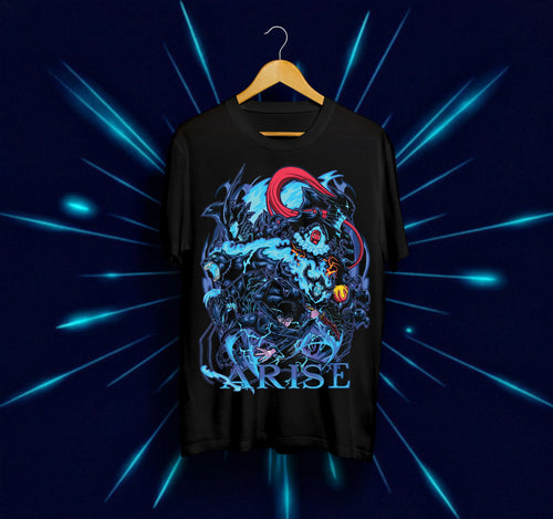 Унисекс тениска – Solo Leveling (Санг-ун – Сенчестият ловец)