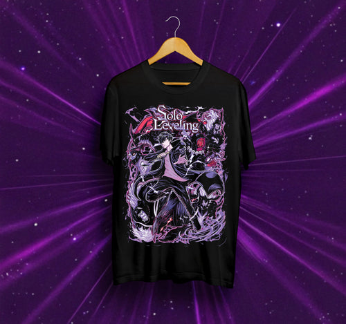Унисекс тениска – Solo Leveling (Санг-ун – Непобедимият ловец)