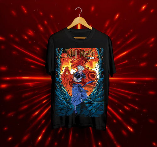 Унисекс тениска – Jujutsu Kaisen (Рьомен Сукуна – Царят на проклятията)