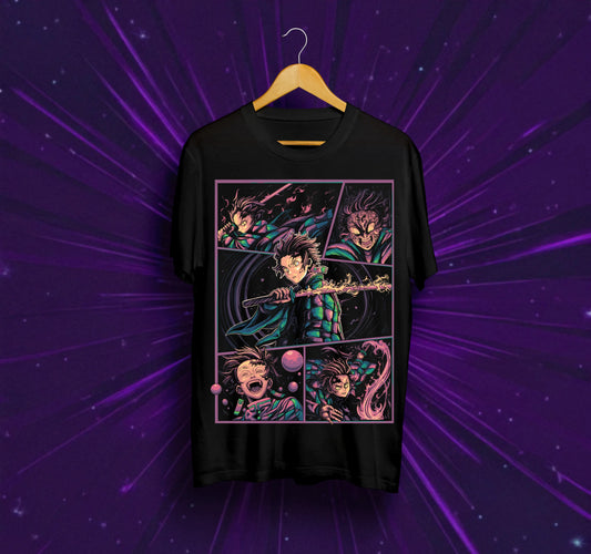 Унисекс тениска – Demon Slayer (Танджиро – Пътят на огнения дъх)