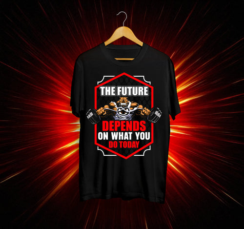 Унисекс Тениска - The Future Depends On What You Do Today