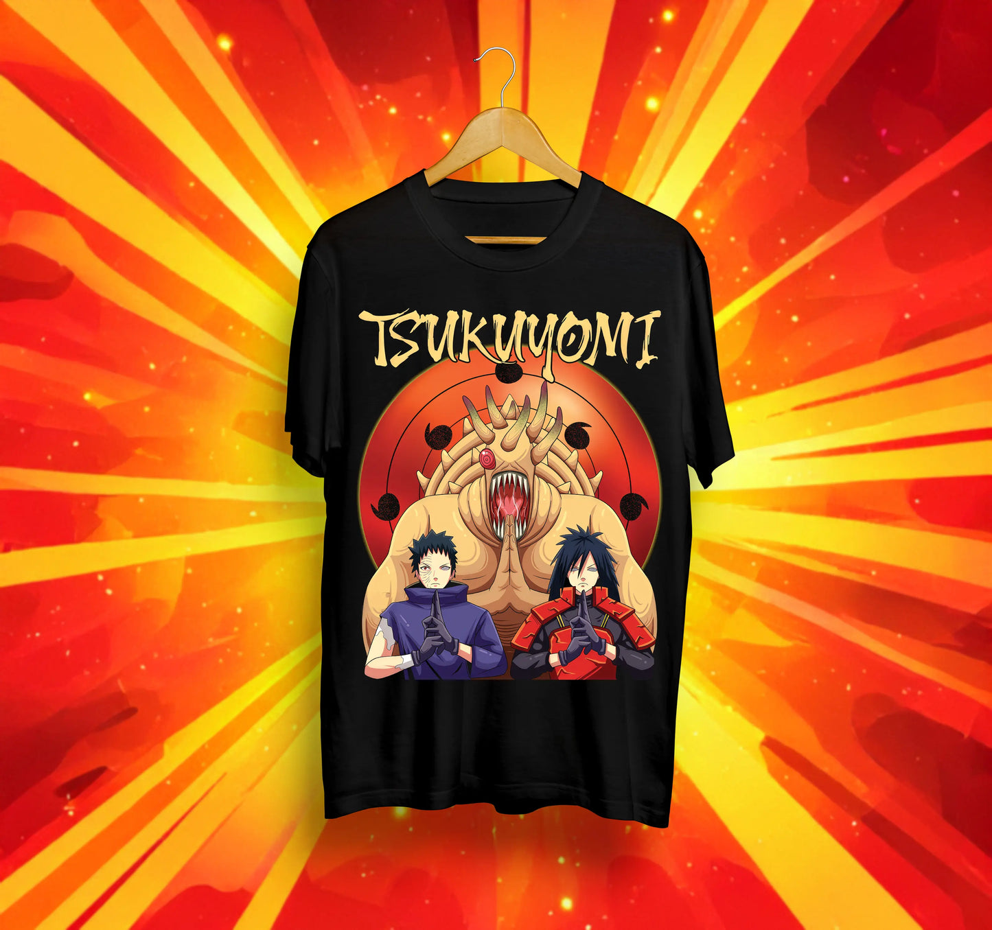 Унисекс тениска – Naruto: TSUKUYOMI (Madara & Obito)