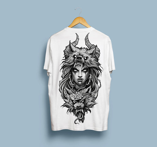 Унисекс Тениска - "Wolf Lady"